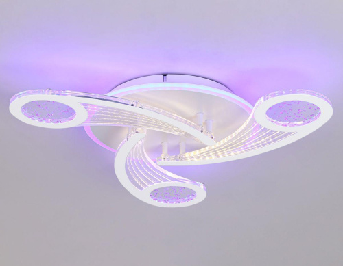 Потолочная светодиодная люстра Ambrella light Acrylica Original FA4475 Потолочная светодиодная люстра Ambrella light Acrylica Original FA4475