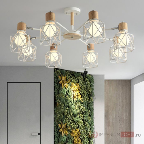 Потолочная Люстра Corf B3 Green 8 Lamps By Imperiumloft Потолочная Люстра Corf B3 Green 8 Lamps By Imperiumloft