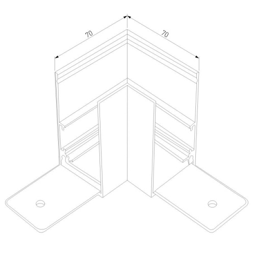 Коннектор L-образный Elektrostandard Slim Magnetic 85090/00 a057205 Коннектор L-образный Elektrostandard Slim Magnetic 85090/00 a057205