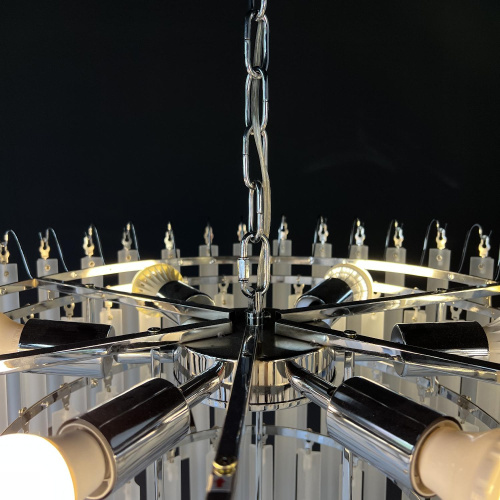 Люстра Eich Chandelier Nova 9 D65 Nickel By Imperiumloft Люстра Eich Chandelier Nova 9 D65 Nickel By Imperiumloft