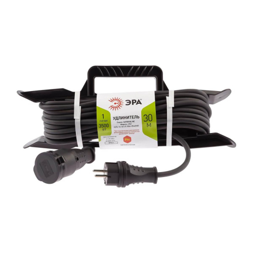 Удлинитель силовой ЭРА 1гн 30м с/з UFx-1e-3x1,5-30m-IP44(kg) Б0050869 Удлинитель силовой ЭРА 1гн 30м с/з UFx-1e-3x1,5-30m-IP44(kg) Б0050869