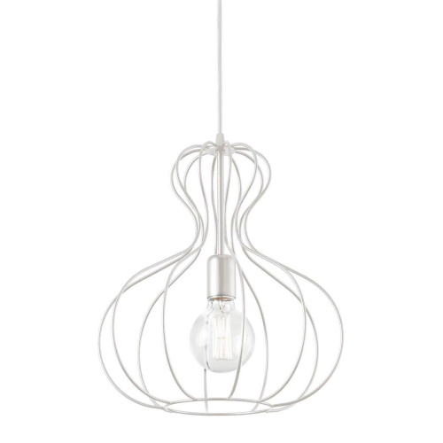 Подвесной светильник Ideal Lux Ampolla-1 SP1 Bianco 194295 Подвесной светильник Ideal Lux Ampolla-1 SP1 Bianco 194295