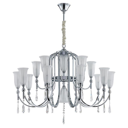 Подвесная люстра Newport 4810+5/C Chrome М0062636 Подвесная люстра Newport 4810+5/C Chrome М0062636