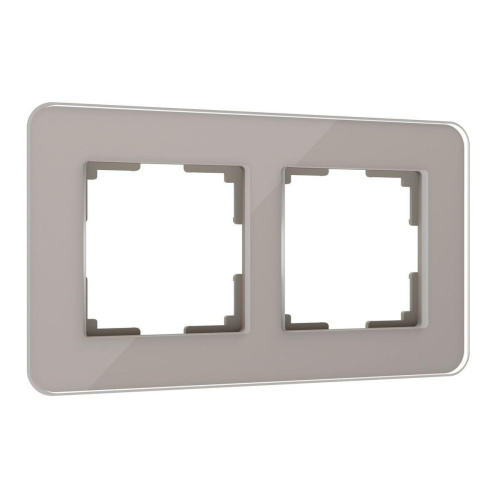 Рамка Werkel Elite на 2 поста дымчатый W0022417 4690389180699 Рамка Werkel Elite на 2 поста дымчатый W0022417 4690389180699
