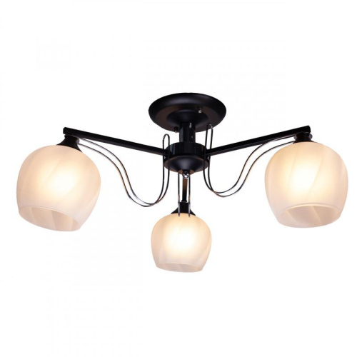 Потолочная люстра IMEX MD.05680-3-S BK+CH Потолочная люстра IMEX MD.05680-3-S BK+CH