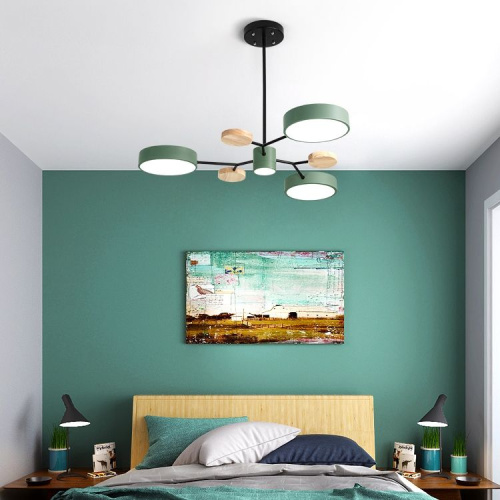 Люстра На Штанге Meade 6 Lamps Green By Imperiumloft Люстра На Штанге Meade 6 Lamps Green By Imperiumloft