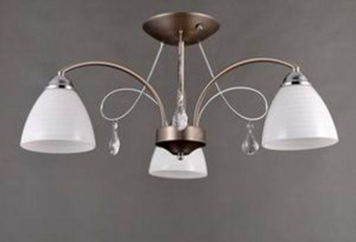 Потолочная люстра Elvan LU-38381/3-E14-Si+Wh Потолочная люстра Elvan LU-38381/3-E14-Si+Wh
