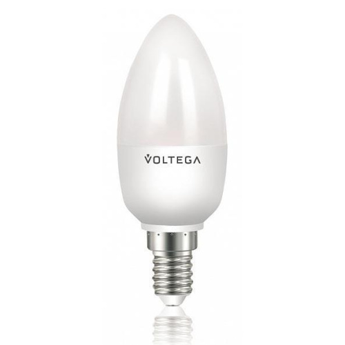 Лампа светодиодная Voltega E14 6W 4000К матовая VG3-C2E14cold6W 4713 Лампа светодиодная Voltega E14 6W 4000К матовая VG3-C2E14cold6W 4713