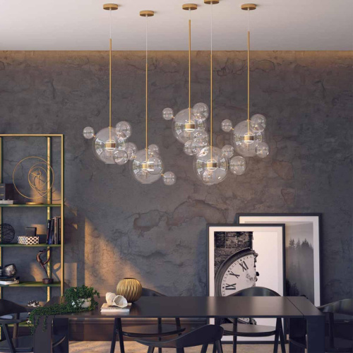 Подвесной светодиодный светильник Odeon Light Bubbles 4640/12LA
