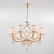 Подвесная люстра Eurosvet 60091/8 перламутровое золото