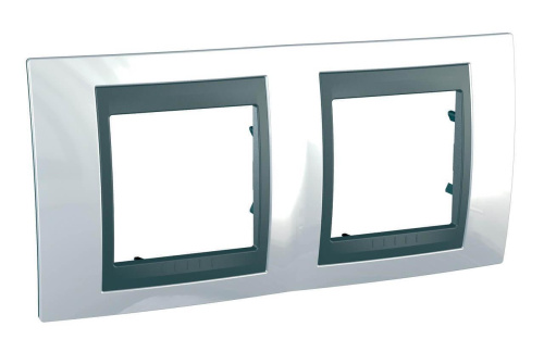 Рамка 2-постовая Schneider Electric Unica Top MGU66.004.292 Рамка 2-постовая Schneider Electric Unica Top MGU66.004.292