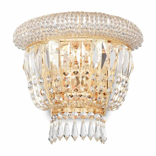 Настенный светильник Ideal Lux Dubai AP2 Ottone 201023 Настенный светильник Ideal Lux Dubai AP2 Ottone 201023