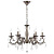 Подвесная люстра Maytoni Bronze RC245-PL-06-R