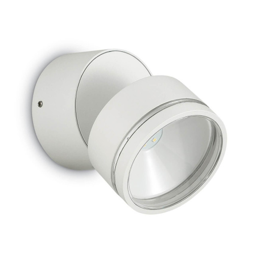 Уличный настенный светодиодный светильник Ideal Lux Omega Ap Round Bianco 4000K 172538 Уличный настенный светодиодный светильник Ideal Lux Omega Ap Round Bianco 4000K 172538