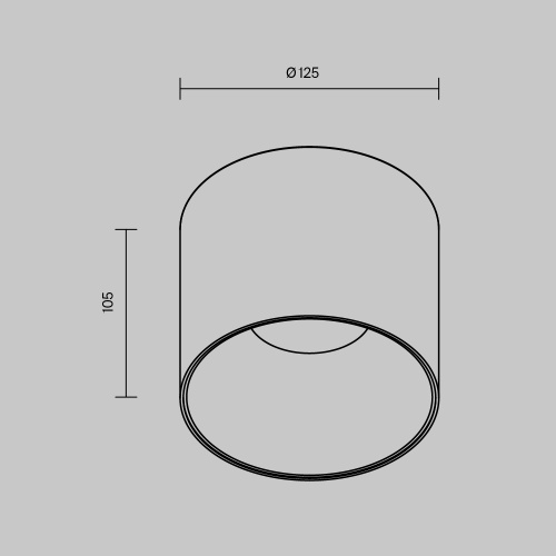 Потолочный светильник Technical C064CL-01-25W3K-RD-WB Потолочный светильник Technical C064CL-01-25W3K-RD-WB