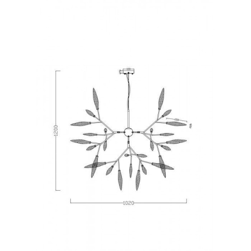 Подвесная люстра Freya Iris FR5067PL-36W Подвесная люстра Freya Iris FR5067PL-36W