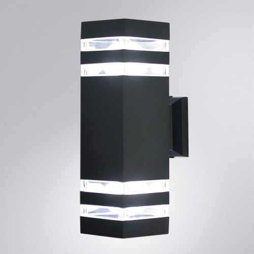 Уличный настенный светильник Arte Lamp Heather A4413AL-2BK Уличный настенный светильник Arte Lamp Heather A4413AL-2BK