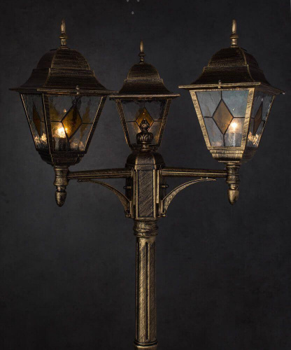 Садово-парковый светильник Arte Lamp Berlin A1017PA-3BN Садово-парковый светильник Arte Lamp Berlin A1017PA-3BN