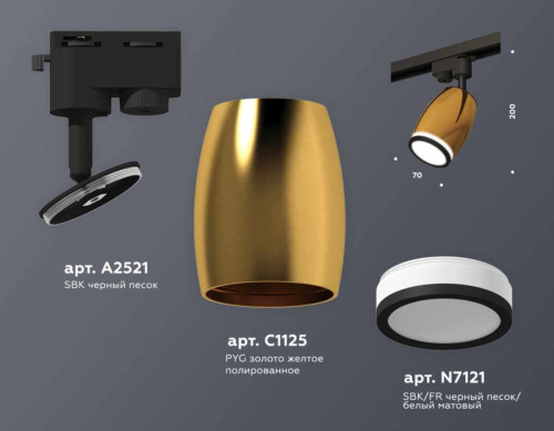 Комплект трекового светильника Ambrella light Track System XT (A2521, C1125, N7121) XT1125011 Комплект трекового светильника Ambrella light Track System XT (A2521, C1125, N7121) XT1125011