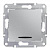 Выключатель одноклавишный с синей подсветкой Schneider Electric Sedna 10A 250V SDN1400160