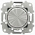 Диммер поворотный для люминесцентных ламп ABB Sky Moon хром 2CLA866090A1401