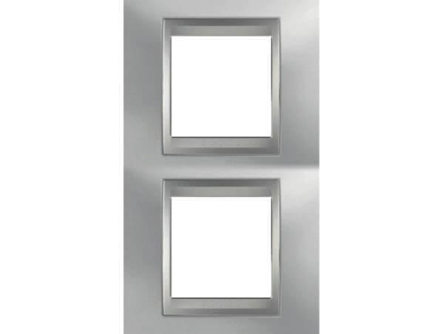 Рамка 2-постовая вертикальная Schneider Electric Unica Top MGU66.004V.038 Рамка 2-постовая вертикальная Schneider Electric Unica Top MGU66.004V.038