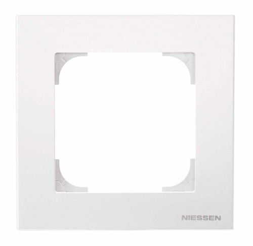 Рамка 1-постовая ABB Sky альпийский белый 2CLA857100A1101 Рамка 1-постовая ABB Sky альпийский белый 2CLA857100A1101