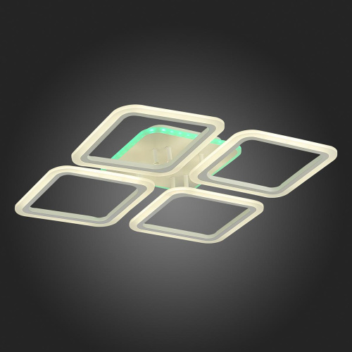 Потолочная светодиодная люстра Evoled Qutro SLE200452-04RGB Потолочная светодиодная люстра Evoled Qutro SLE200452-04RGB