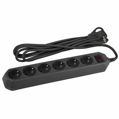 Сетевой фильтр ЭРА USF-6es-3m-B-Box Б0037263 Сетевой фильтр ЭРА USF-6es-3m-B-Box Б0037263