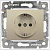 Розетка 2К+3 Legrand Galea Life 16A 250V с/завтоматические клеммы титановая 771462