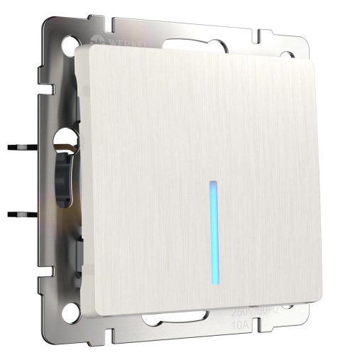 Выключатель Werkel одноклавишный проходной с подсветкой WL13-SW-1G-2W-LED 4690389124389 Выключатель Werkel одноклавишный проходной с подсветкой WL13-SW-1G-2W-LED 4690389124389