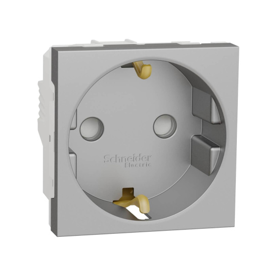 Розетка Schneider Electric Unica New Modular с/з со шторками 16A 250V NU303730 Розетка Schneider Electric Unica New Modular с/з со шторками 16A 250V NU303730
