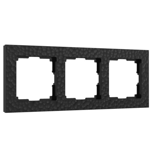 Рамка Werkel Hammer на 3 поста черный W0032408 4690389163449 Рамка Werkel Hammer на 3 поста черный W0032408 4690389163449