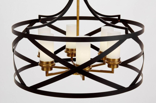 Подвесная люстра Lumina Deco Astila LDP 1242-6 BK+MD Подвесная люстра Lumina Deco Astila LDP 1242-6 BK+MD