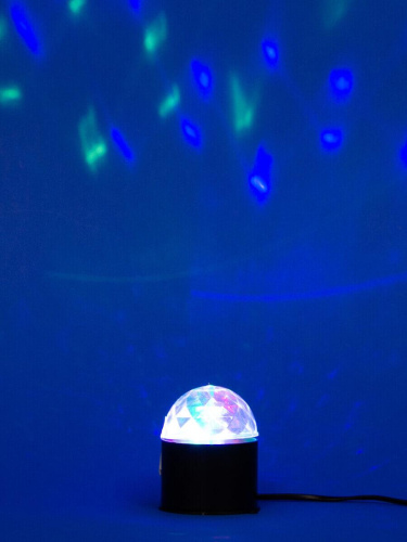 Светодиодный светильник-проектор Volpe Disco ULI-Q302 03W/RGB Black 09840 Светодиодный светильник-проектор Volpe Disco ULI-Q302 03W/RGB Black 09840