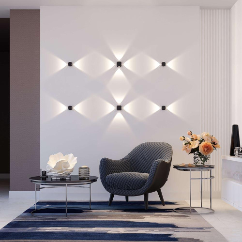 Уличный настенный светодиодный светильник Odeon Light Hightech Miko 4222/8WL Уличный настенный светодиодный светильник Odeon Light Hightech Miko 4222/8WL