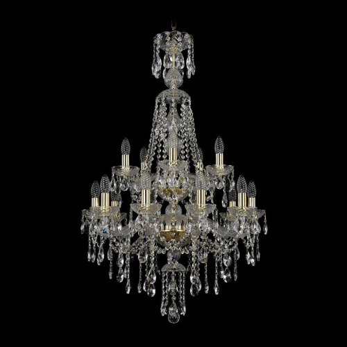 Подвесная люстра Bohemia Ivele 1415/10+5/220/XL-104/2d/G Подвесная люстра Bohemia Ivele 1415/10+5/220/XL-104/2d/G