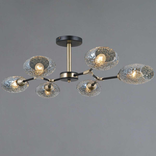 Светильник потолочный Illumico IL0272-6CSQ-25 BK AB TRENTO Светильник потолочный Illumico IL0272-6CSQ-25 BK AB TRENTO