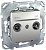 Розетка R-TV/SAT оконечная Schneider Electric Unica MGU5.455.30ZD