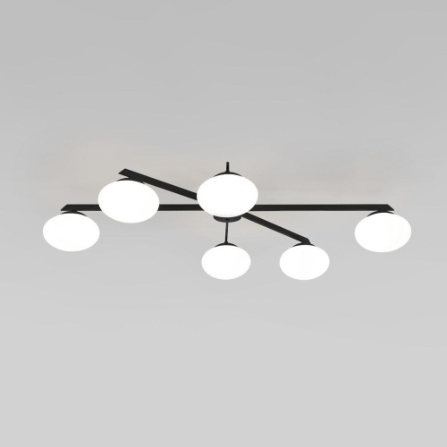 Потолочная люстра Eurosvet Opaline 70220/6 черный Потолочная люстра Eurosvet Opaline 70220/6 черный