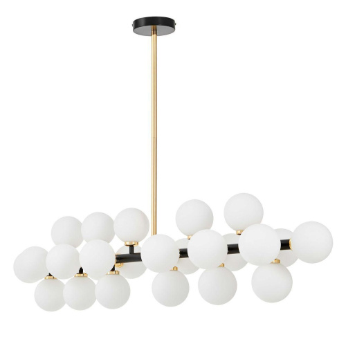 Подвесная люстра Lumina Deco Marsiada LDP 6033-24 BK+GD Подвесная люстра Lumina Deco Marsiada LDP 6033-24 BK+GD