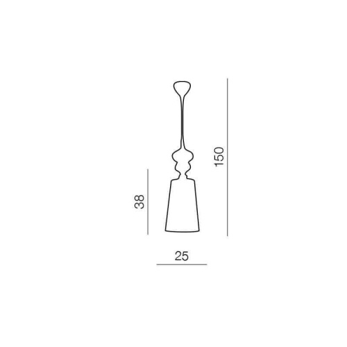 Подвесной светильник Azzardo Baroco 1 pendant AZ0064 Подвесной светильник Azzardo Baroco 1 pendant AZ0064