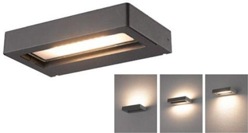Уличный настенный светодиодный светильник Elvan PJ-1503/1-11W-WW-Gr Уличный настенный светодиодный светильник Elvan PJ-1503/1-11W-WW-Gr