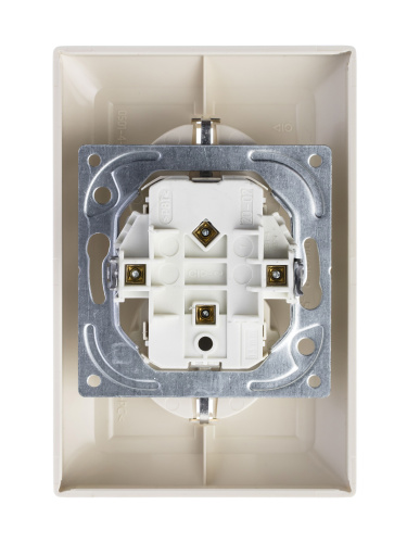 Розетка двойная ABB Basic55 Schuko с/з 16A 250V со шторками безвинтовой зажим слоновая кость 2CKA002021A0379 Розетка двойная ABB Basic55 Schuko с/з 16A 250V со шторками безвинтовой зажим слоновая кость 2CKA002021A0379