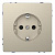 Розетка Schneider Electric Merten D-Life 16А с з/к и шторками MTN2300-6033