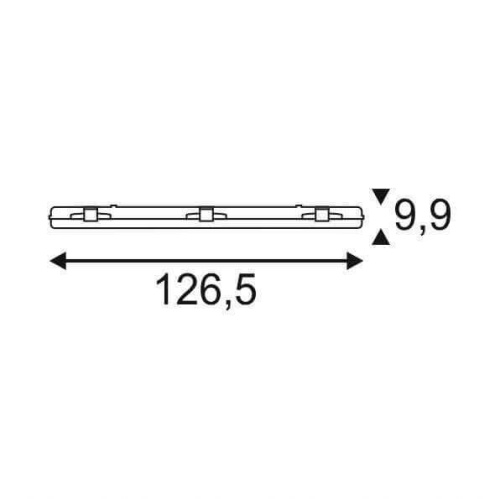 Уличный светильник SLV Germa 127cm Single 234101 Уличный светильник SLV Germa 127cm Single 234101