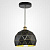 Подвесной Светильник Melon D36 Gold/Black By Imperiumloft