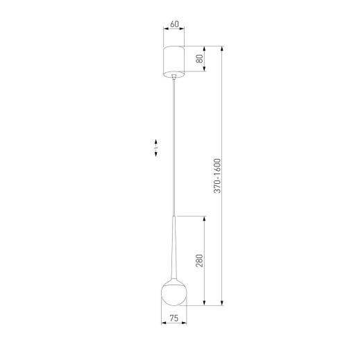 Подвесной светодиодный светильник Elektrostandard DLS028 6W 4200K черный a047768 Подвесной светодиодный светильник Elektrostandard DLS028 6W 4200K черный a047768