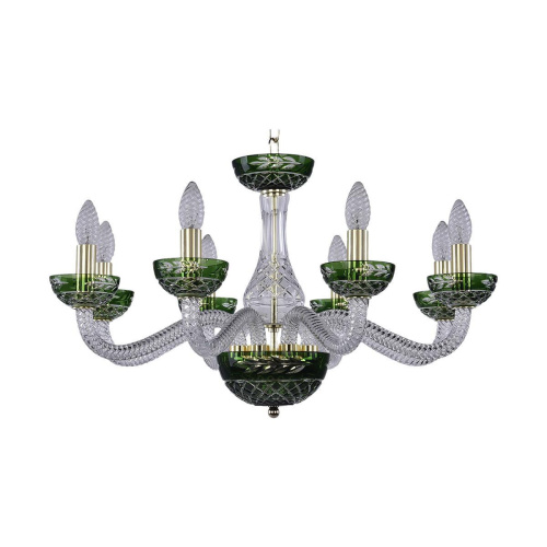 Подвесная люстра Bohemia Ivele 1309/8/240 G Cl/Clear-Green/H-1J