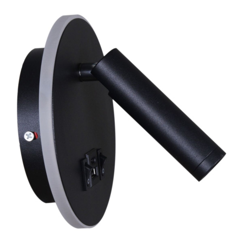 Настенный светодиодный светильник Reluce 86203-9.2-001KT LED12W+USB BK Настенный светодиодный светильник Reluce 86203-9.2-001KT LED12W+USB BK